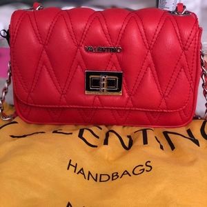 Red Mario Valentino shoulder bag